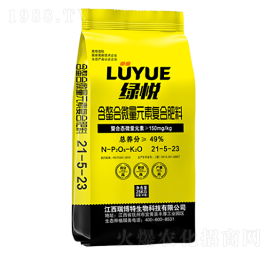 含螯合微量元素復(fù)合肥料21-5-23-稻麥歡-億佳農(nóng)肥業(yè)