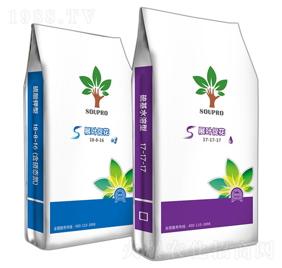 膨果轉色專用硫基水溶型復合肥料17-17-17-施樸樂-云圖控股
