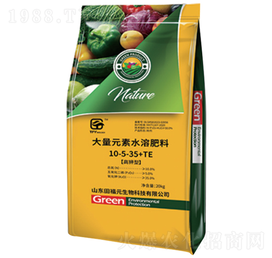 20kg����Ԫ��ˮ�ܷ���10-5-35+TE-��Ԫ����