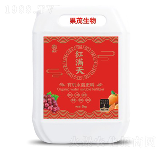 紅滿天有機水溶肥料-果茂生物