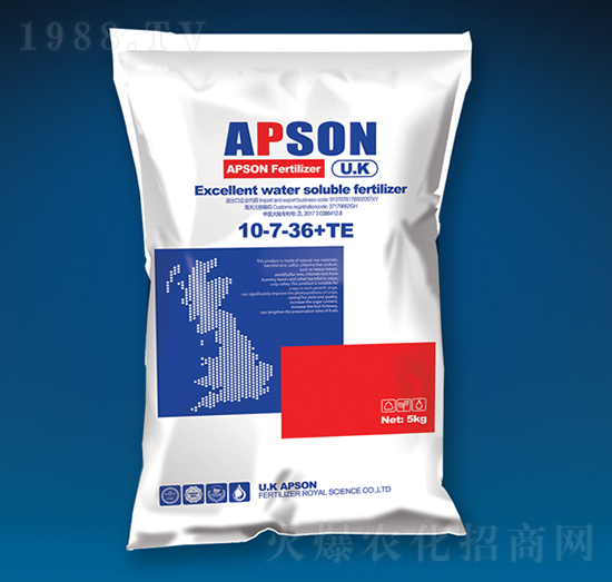 氨基寡糖大量元素水溶肥料10-7-36+TE-愛(ài)普生