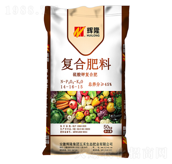 硫酸鉀復合肥料14-16-15-輝隆集團