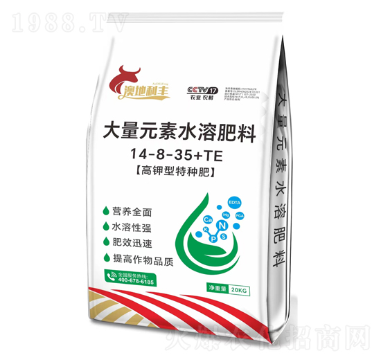 20kg�ߵ��ʹ���Ԫ��ˮ�ܷ���14-8-35+TE-�ĵ����S-���r����