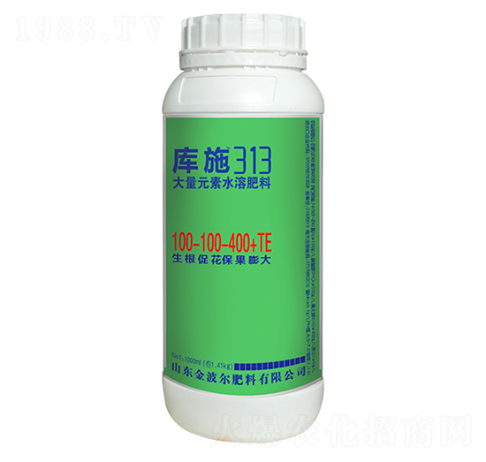 大量元素水溶肥料100-100-400+TE-庫施-金波爾
