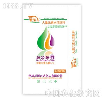 興達(dá)-60%大量元素水溶肥料20-20-20