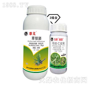 草甘膦+精喹·乙羥氟-尖斬闊愁2號套裝-中迅