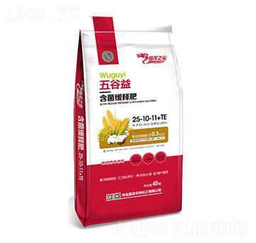 五谷益含菌緩釋肥25-10-11+TE-晶龍之星-中仁集團(tuán)