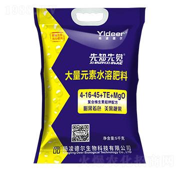 大量元素水溶肥料4-16-45+TE+MgO 先知先覺 德爾生物