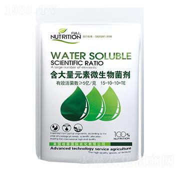 含大量元素微生物菌劑15-10-10+TE-七竣州