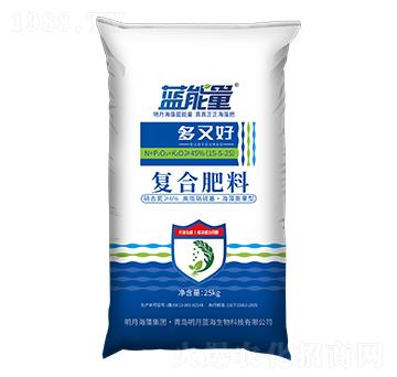 25kg高塔硝硫基·海藻平衡型復(fù)合肥料15-5-25-多又好-藍(lán)能量