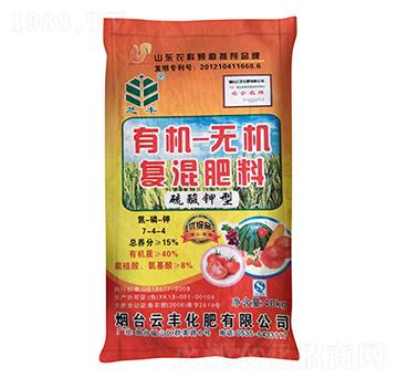 硫酸鉀型有機(jī)-無機(jī)復(fù)混肥料7-4-4-芝豐-云豐化肥