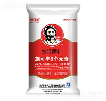 6個元素摻混肥料30-0-12-施可豐
