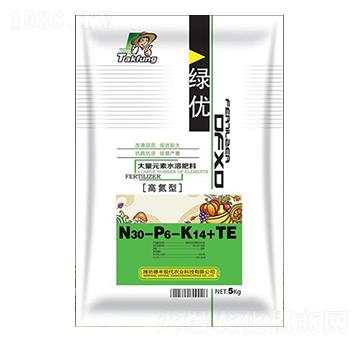 高氮型大量元素水溶肥-綠優(yōu)-亞東化工