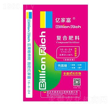 純硫酸鉀復(fù)合肥料16-6-24-億家富-華墾